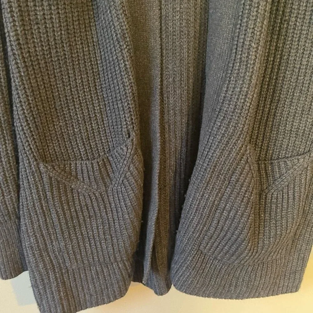 Anthropologie Knitted & Knotted Wool Blend Open Sweater Long‎ Cardigan